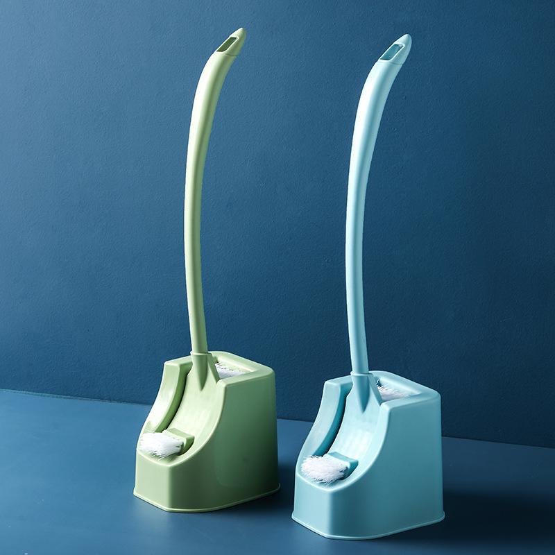 toilet brush set toilet cleaner brush cleaning brush household soft brush no go to the dead end toilet brush long handle brush details Picture