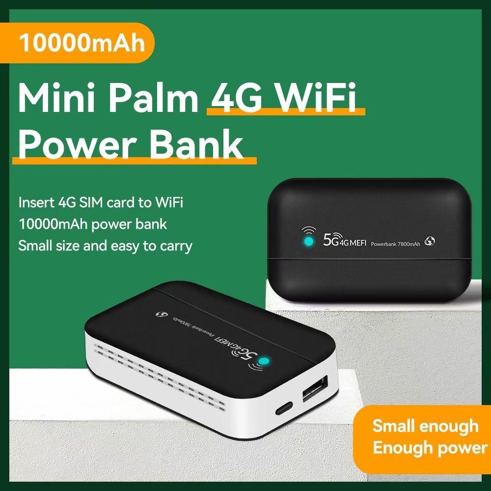 4G Lte Mobile Router Power Bank Router TYPE-C Mobile Card Router Pw100