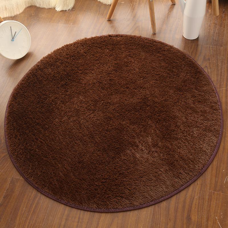 silk wool carpet round carpet floor mat living room bedroom carpet bedside mats mat computer chair mat yoga mat full figure