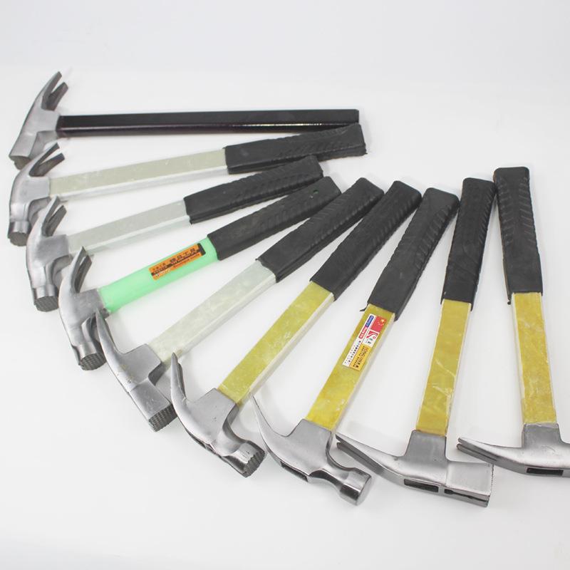 nail hammer manufacturer electric wooden-handle claw hammer nail hammer insulation handle with magnet wooden-handle claw hammer nail hammer hammer reinforced claw hammer head details Picture