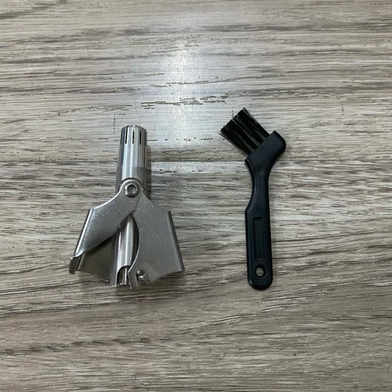 men's manual nose hair trimmer stainless steel vibrissac scissors fully washable nose hair trimming nose hair trimmer details Picture