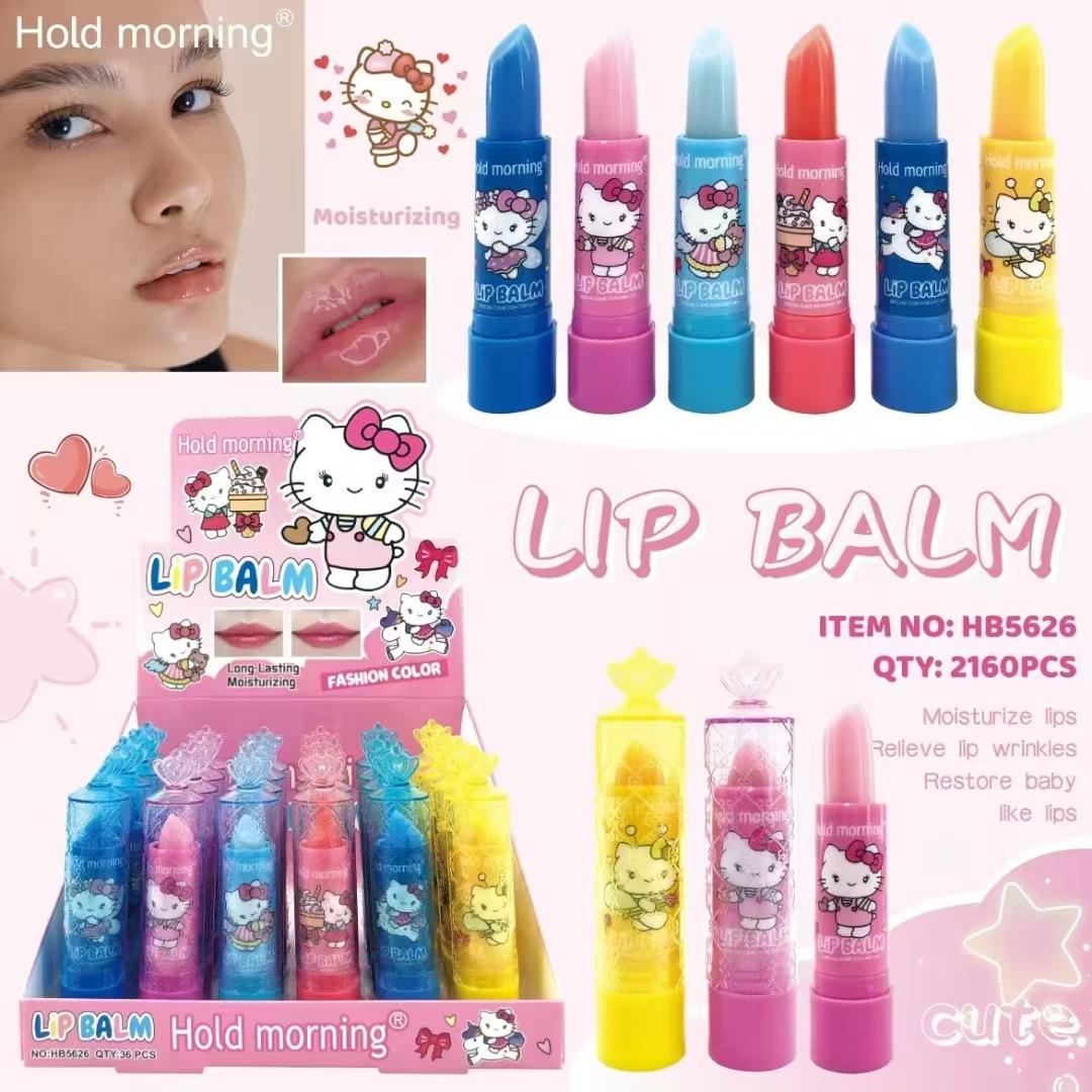cross-border new hold morning cartoon vaseline exfoliating skin anti-chapping hydrating lip balm moisturizing repair Item Picture