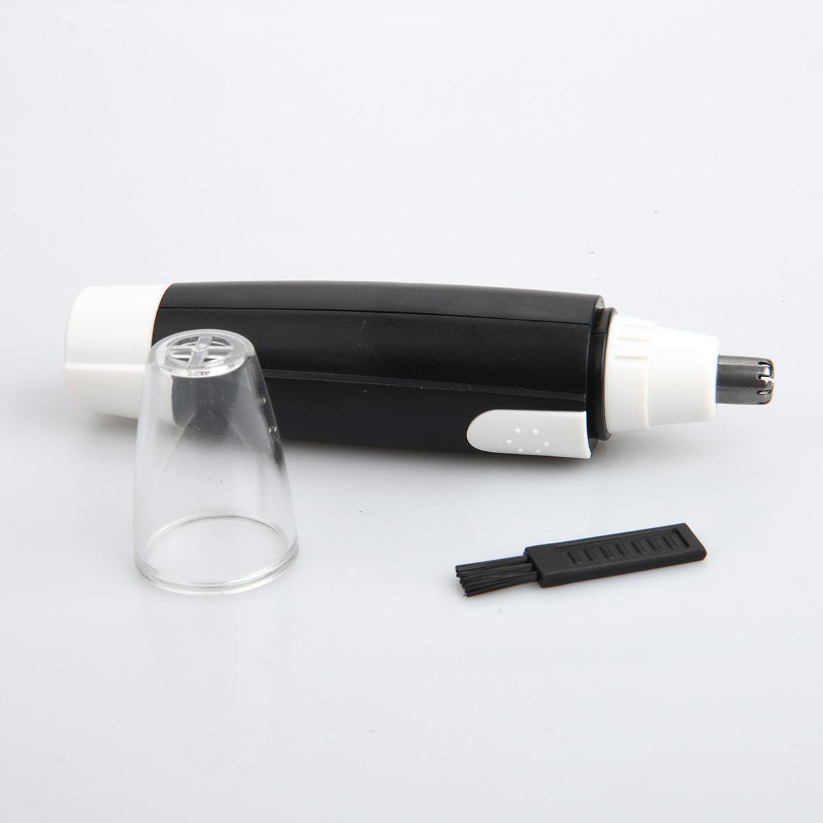 Portable Dry Battery Nose Hair Trimmer Nose Hair Trimmer Electric Automatic Ear Shaving for Men and Women Vibrissac Scissors Black without Spray Paint nose hair trimmer Specification drawing