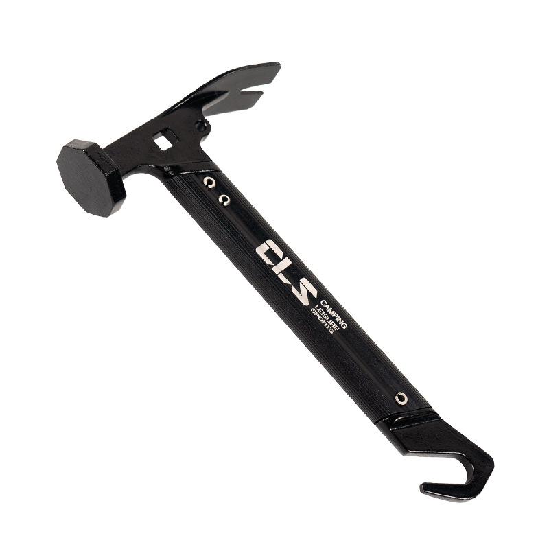 new outdoor mini tent hammer multi-functional stainless steel aluminium alloy handle camping canopy claw hammer small hammer Item Picture