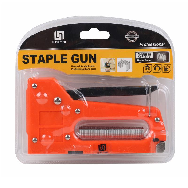 Double Bubble Nail Gun Woodworking Air Nail Staple Gun Light Plastic Manual Nail Gun Oil Painting Photo Frame Martin Steel Nail Gun