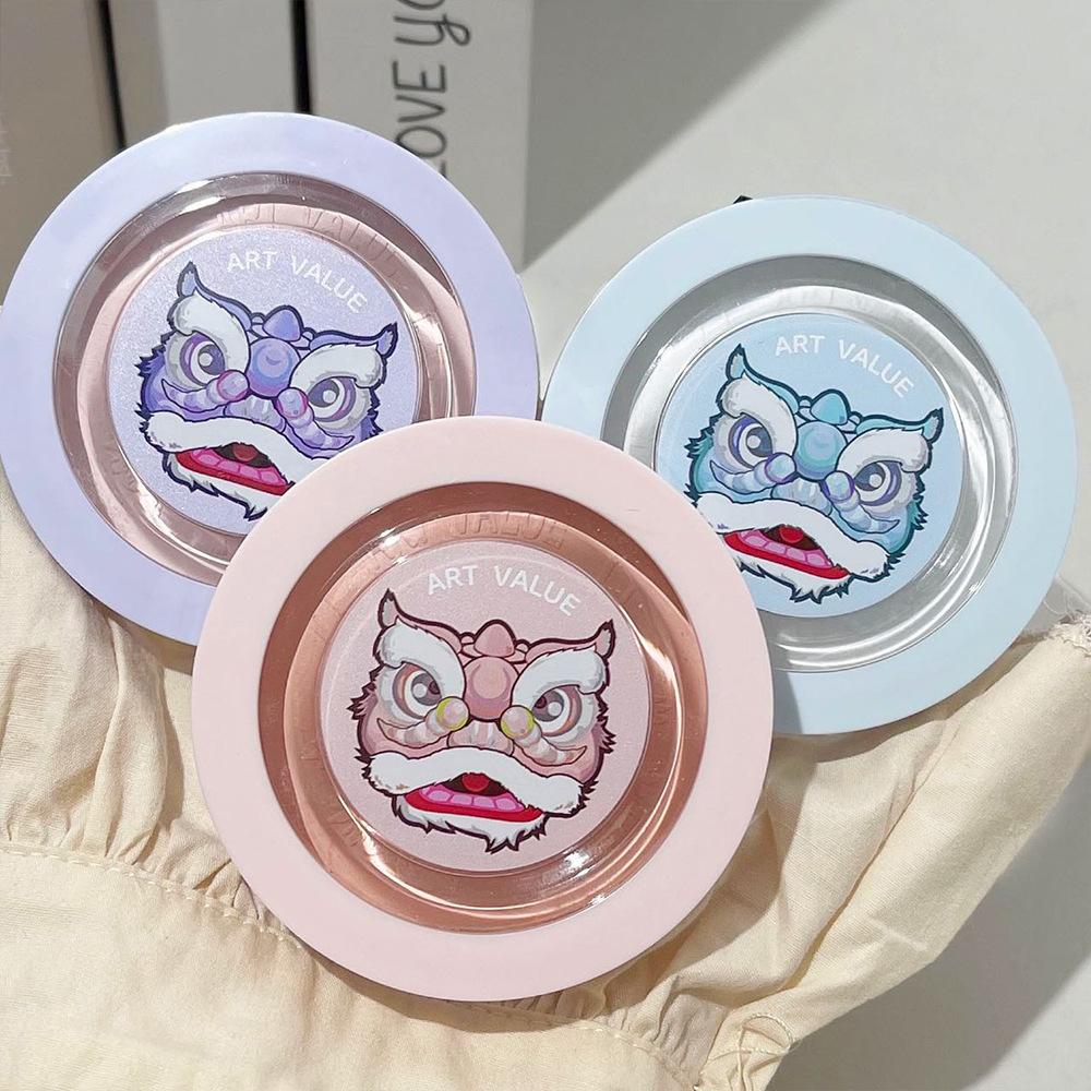 Art Value Lion Love Painting Finishing Powder Long Lasting Oil Control Concealer Invisible Pores Waterproof Smear-Proof Powder full figure