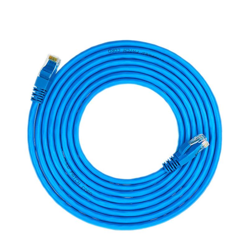 super six gigabit finished network cable cat6 network cable 1 m computer network cable jumper router cable full figure