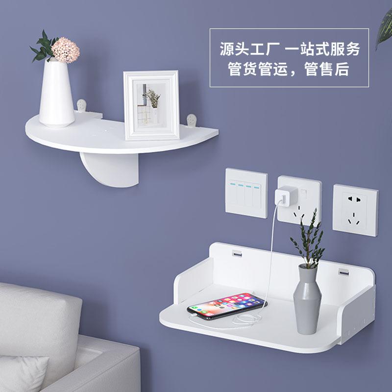 wall-mounted router storage box projector rack wall-mounted bracket partition wall punch-free set-top box storage rack full figure