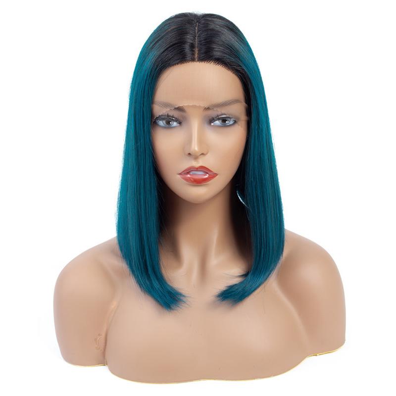 Bob Human Hair Wigs Body Wave Front Lace Wig Real Human Hair Short Hair Wave Head Cover