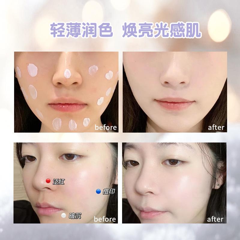 xixi clear isolation makeup cream moisturizing concealer brightening skin color invisible pore moisturizing oil control makeup base Application Scenario