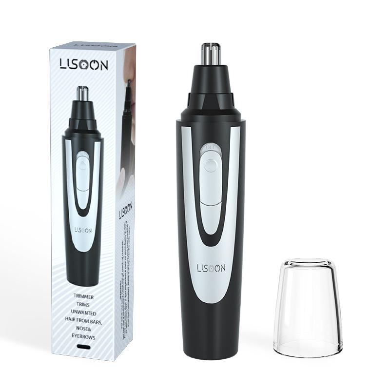 cross-border new nose hair trimmer men's nose hair trimmer washed waterproof dry battery electric nose hair repair device manufacturer Item Picture