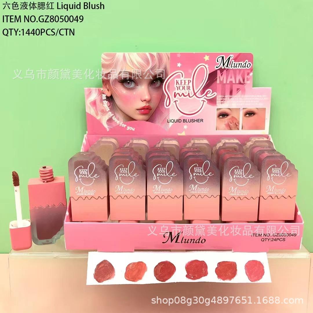 cross-border new miundo liquid liquid blush highlight eye brightener waterproof concealer repair rouge blush liquid concealer Item Picture
