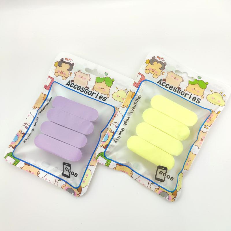 xiaohongshu push korean makeup artist same style! cheese rice cake stick powder puff non-latex wet and dry use become bigger when exposed to water