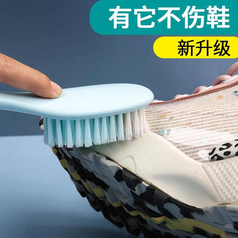 delivery small shoes cleaning brush long handle plastic laundry soft brush unisex household shoes cleaning brush fashion simple details Picture
