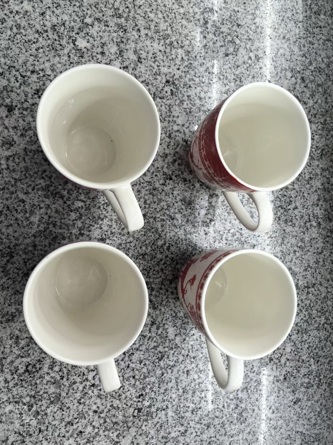 Export Christmas cups, New Year water cups, cross-border ceramic cups, bone China imitation mugs, Christmas series, export baked flower cups, Wudi brand water cups AC-3537 Item Picture