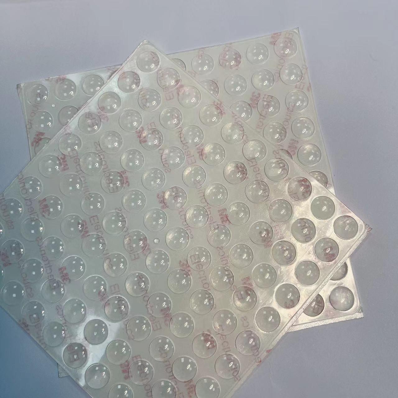 Customized Hemisphere Silicone Anticollision Particles Router Printer TV Braet Silica Gel Pad Non-Slip Wear-Resistant Silica Gel Mat Application Scenario