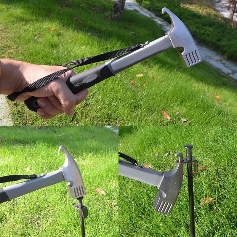 outdoor hammer camping hammer outdoor ground claw hammer olecranon hammer export south korea carbon steel hammer camping tent canopy claw hammer claw hammer details Picture