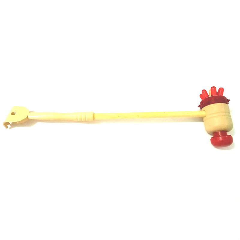 plastic seven claw hammer massager bamboo scratching and itching not asking for people middle-aged and elderly supplies 10 yuan shop stall supply wholesale Specification drawing