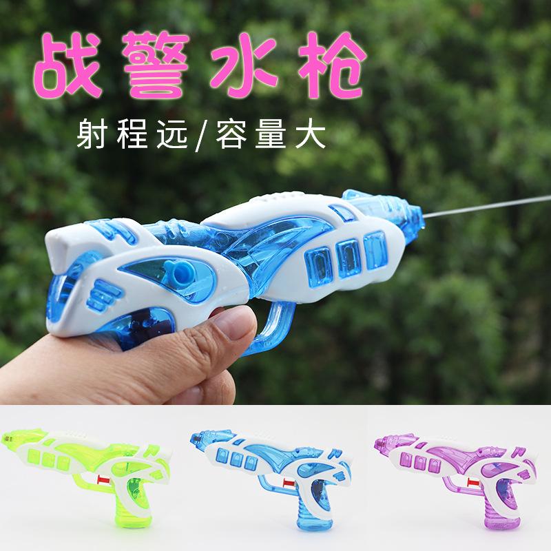 war police water gun children's beach toy water gun baby playing with water outdoor bath swimming drifting water gun