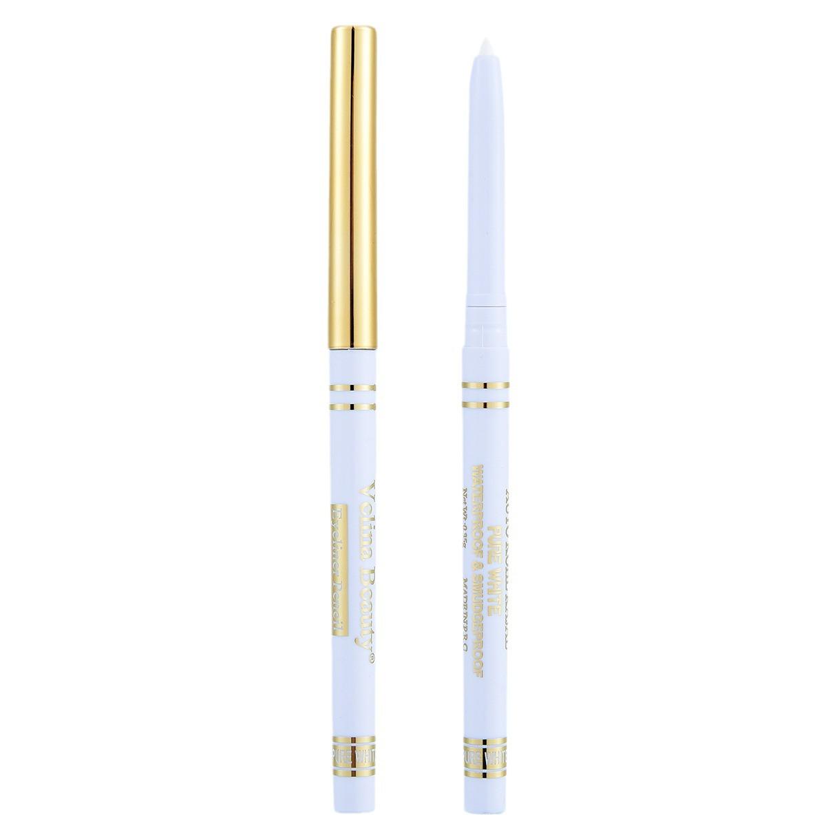 black white smooth color waterproof and oil-proof not smudge long-lasting precise painting eyeliner eye shadow pen Item Picture