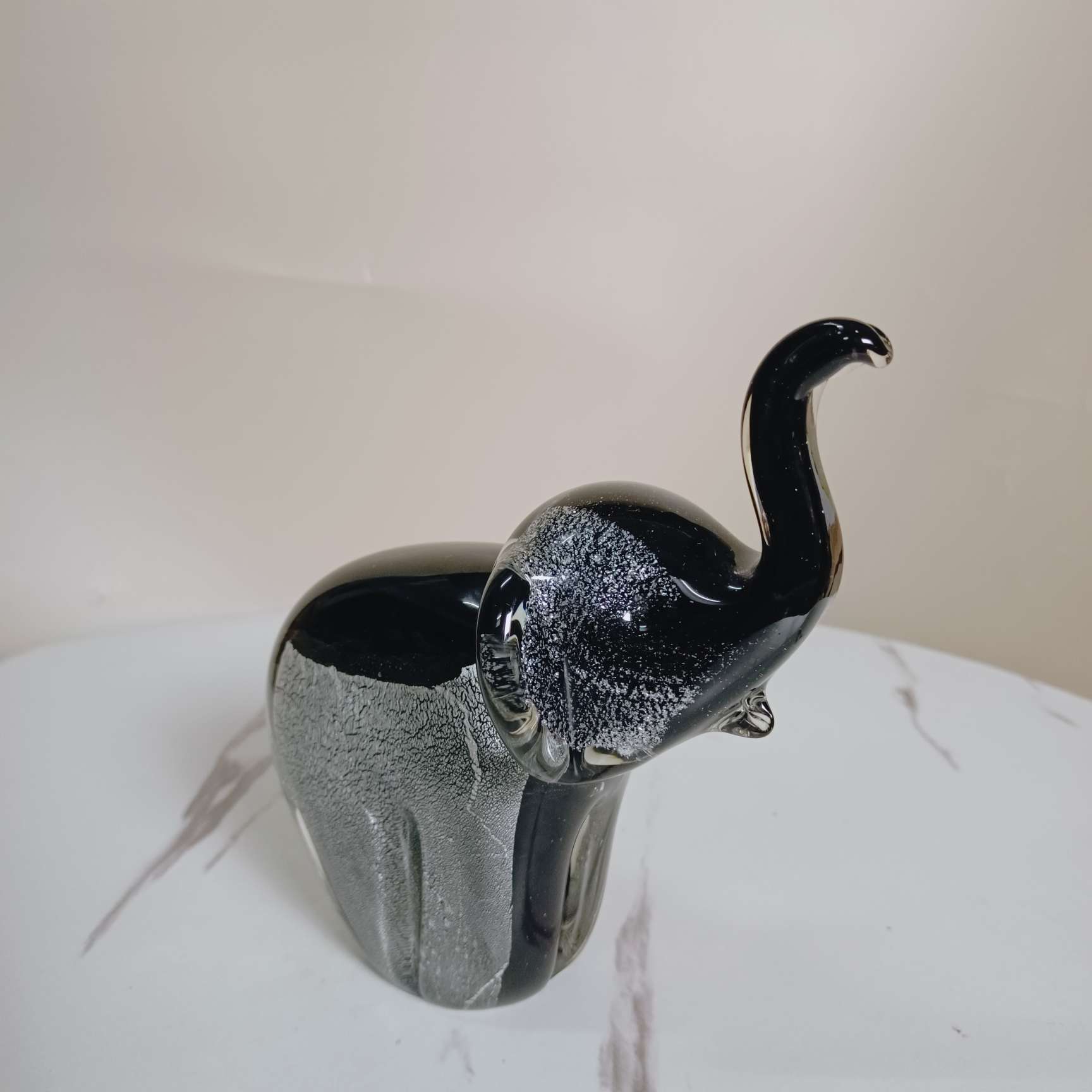 纯手工琉璃工艺品琉璃大象摆件精致礼品家居装饰品独特设计艺术收藏品时尚简约现代风详情图6