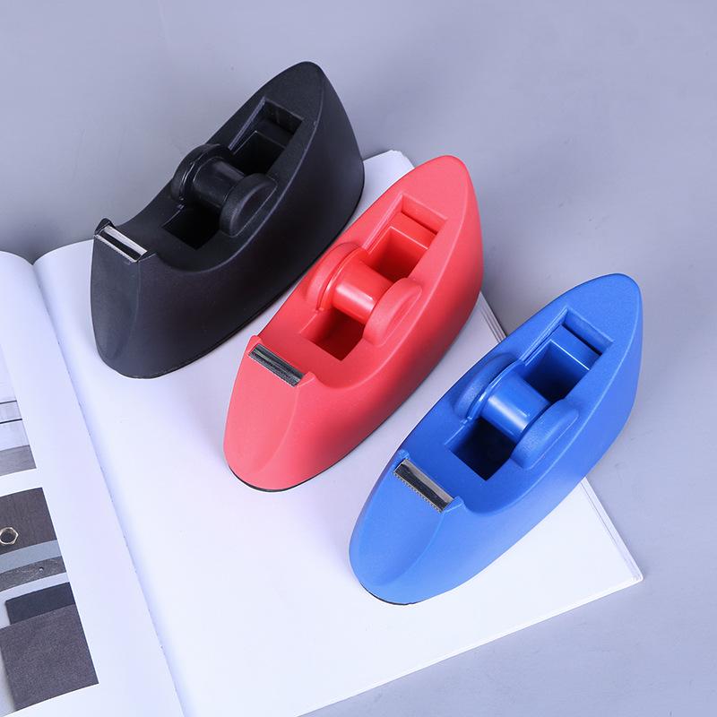 tape base boat shape tape dispenser carton sealer tape cutter transparent sealing packing machine factory customized wholesale full figure