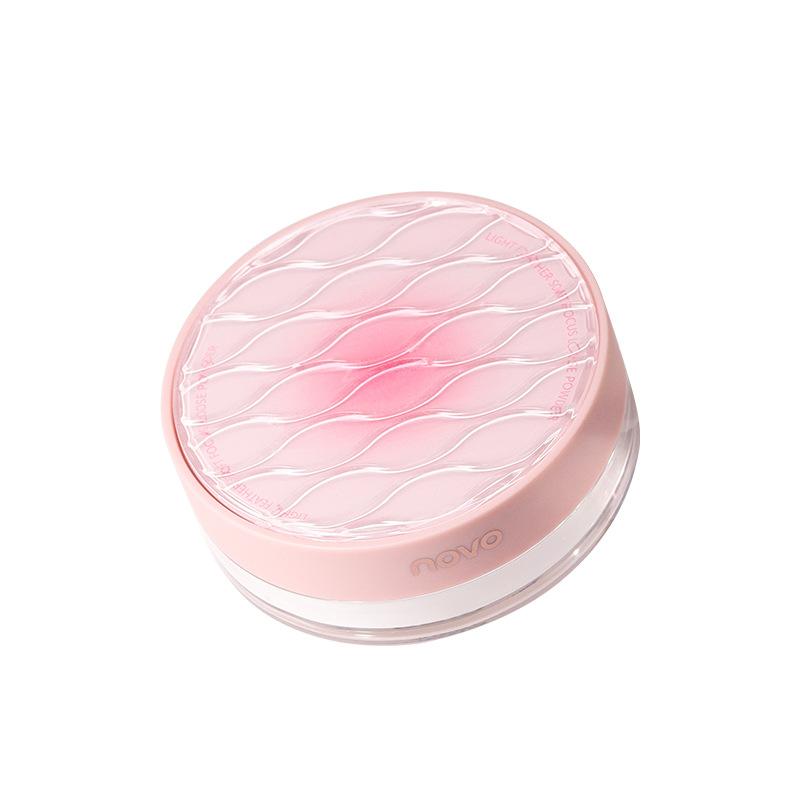 Beauty Novo Light Feather Soft Focus Finishing Loose Powder Oil Control Concealer Waterproof Sweat-Proof Smear-Proof Makeup Student Party Loose Power Item Picture