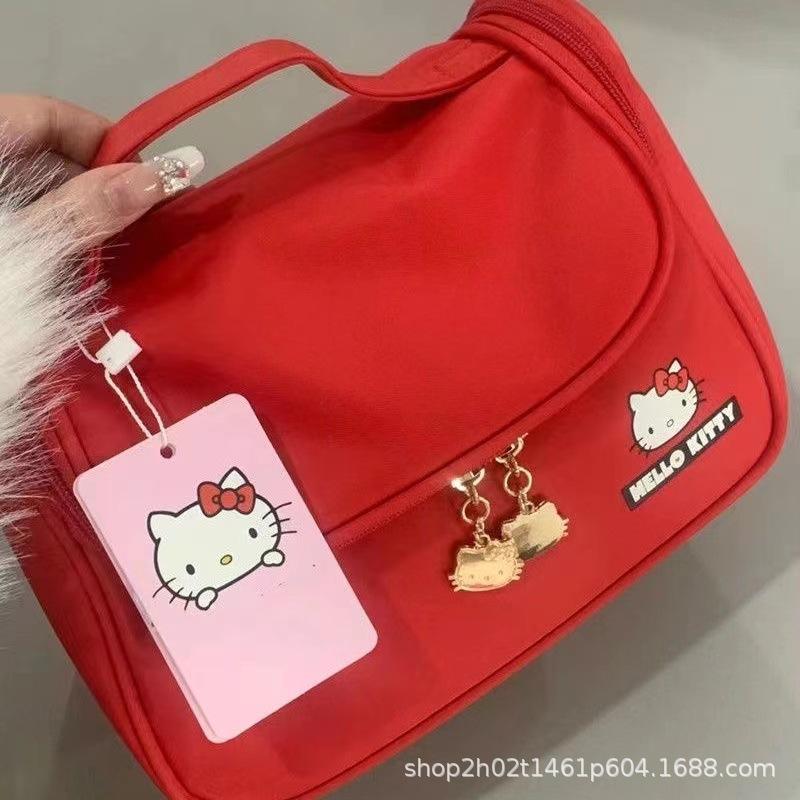 hellokitty化妆包便携式大容量洗漱包化妆收纳包2024新款手提防水