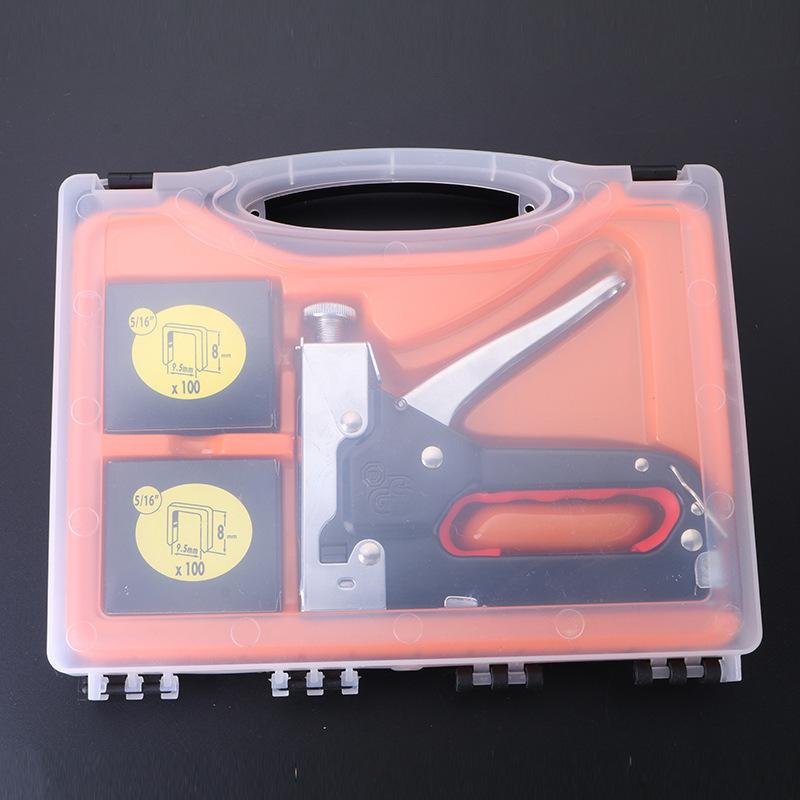 Woodworking 3-in-1 Handmade Multifunctional Staple Gun Three-Purpose Martin Gun U Nail Nail Gun U-Type Pneumatic Strip Nail Gun Straight Nail Gun Steel Nail Gun