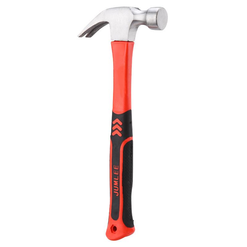 handle multifunctional nail hammer solid nail hammer mini rubber hammer carbon steel claw hammer hammer in stock Specification drawing