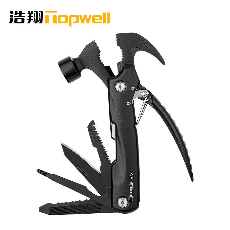 nail hammer multi-function tool clamp one-piece hammer outdoor camping convenient tool ground claw hammer outdoor multi-function knife full figure