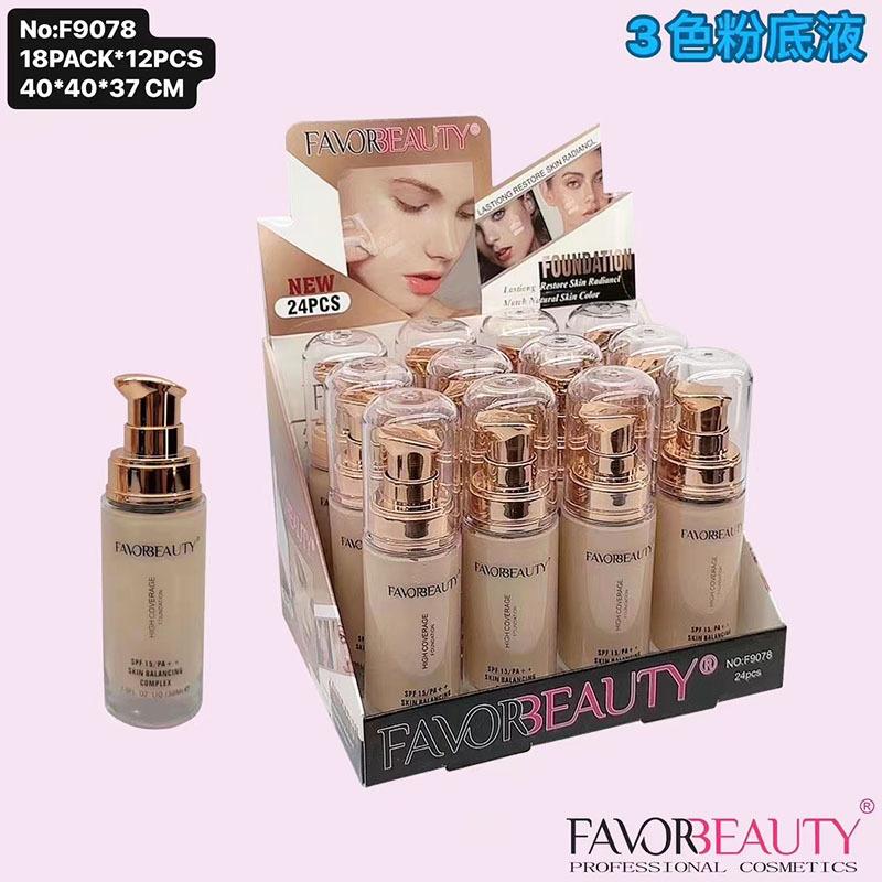 liquid foundation bb cream moisturizing concealer strong nude makeup makeup skin care square bottle concealer wholesale Application Scenario