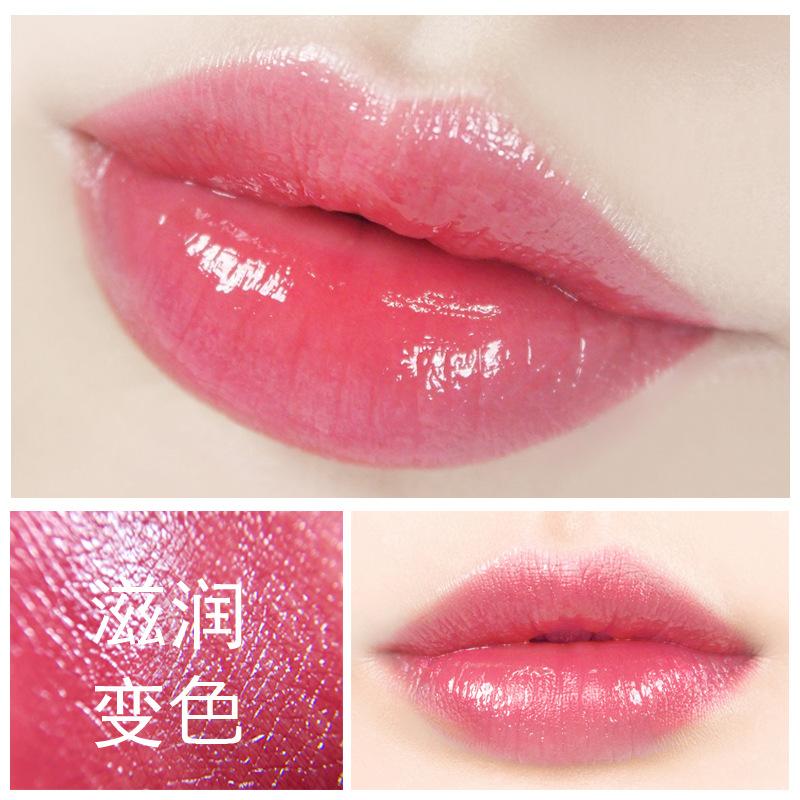 Kiss Beauty Cross-Border Aloe Lipstick Color Changing Lip Balm Moisturizing and Nourishing Waterproof Anti-Chapping Temperature Changing Lipstick details Picture