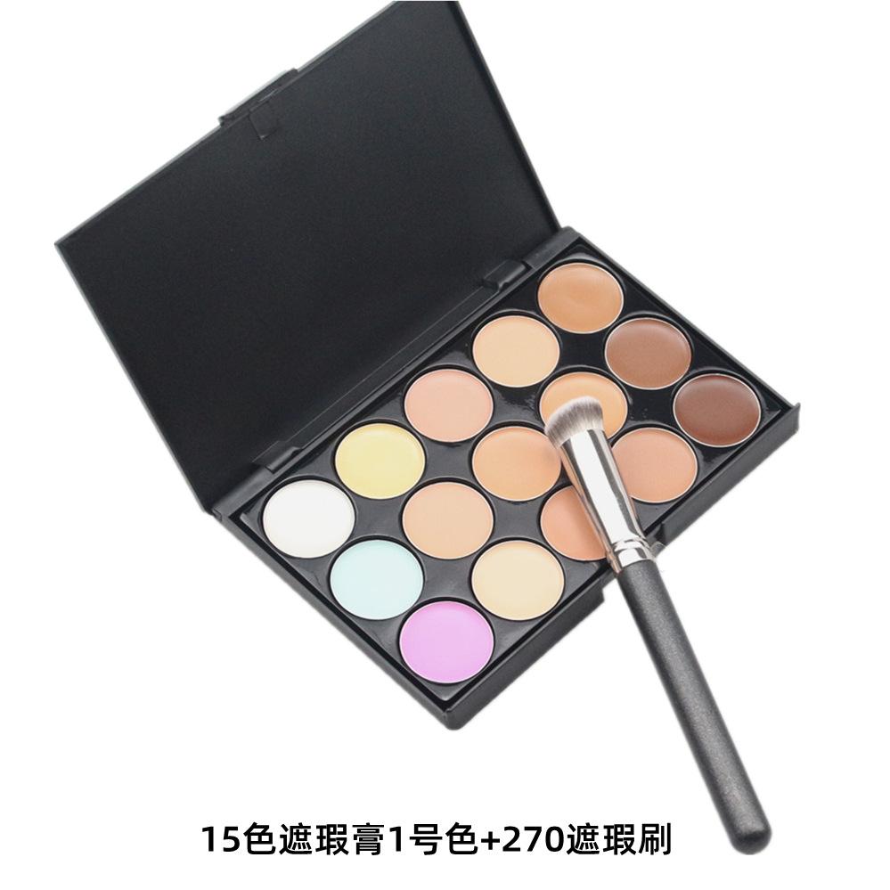 internet celebrities recommend 270 concealer brush makeup tools 15-color concealer combination beauty tools in stock Application Scenario