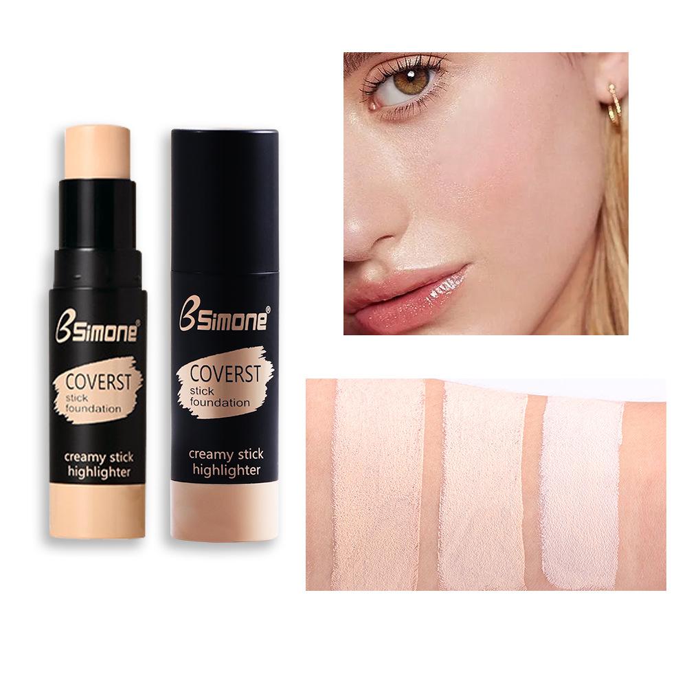 natural long lasting waterproof concealer contour stick matte stereo brightening repair nose shadow stick concealer cross-border details Picture