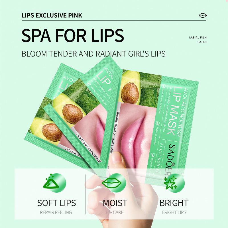 Full English Lip Balm Sadoer Avocado Fruit Series Lip Balm Moisturizing L. Ip Mask details Picture