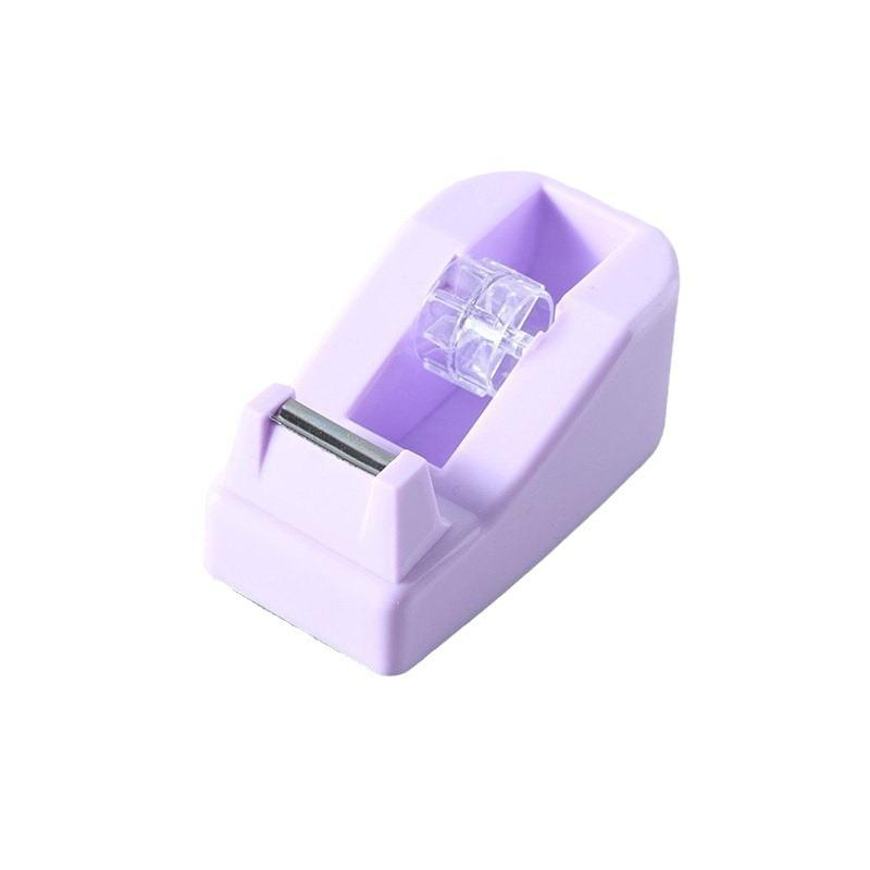 cute macaron tape base ins notebook creative desktop office tape cutter color transparent adhesive paper machine Item Picture