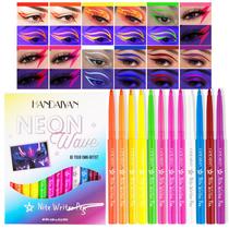 cross-border handaiyan fluorescent eyeliner suit han daiyan extremely fine color eyeliner waterproof non-dizzy makeup