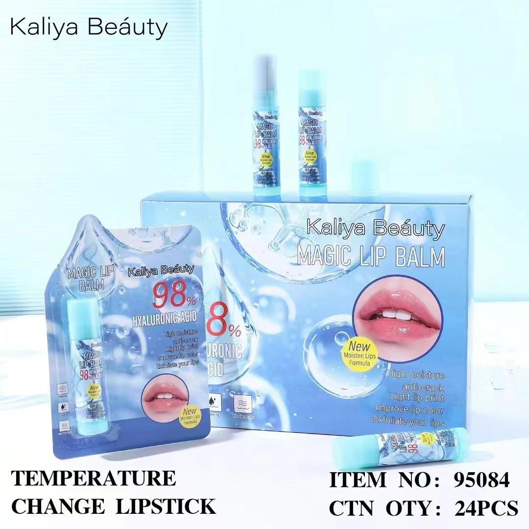 cross-border kaliya beauty light temperature change lipstick nourishing, hydrating and moisturizing fade lip lines moisturizing lip balm details Picture