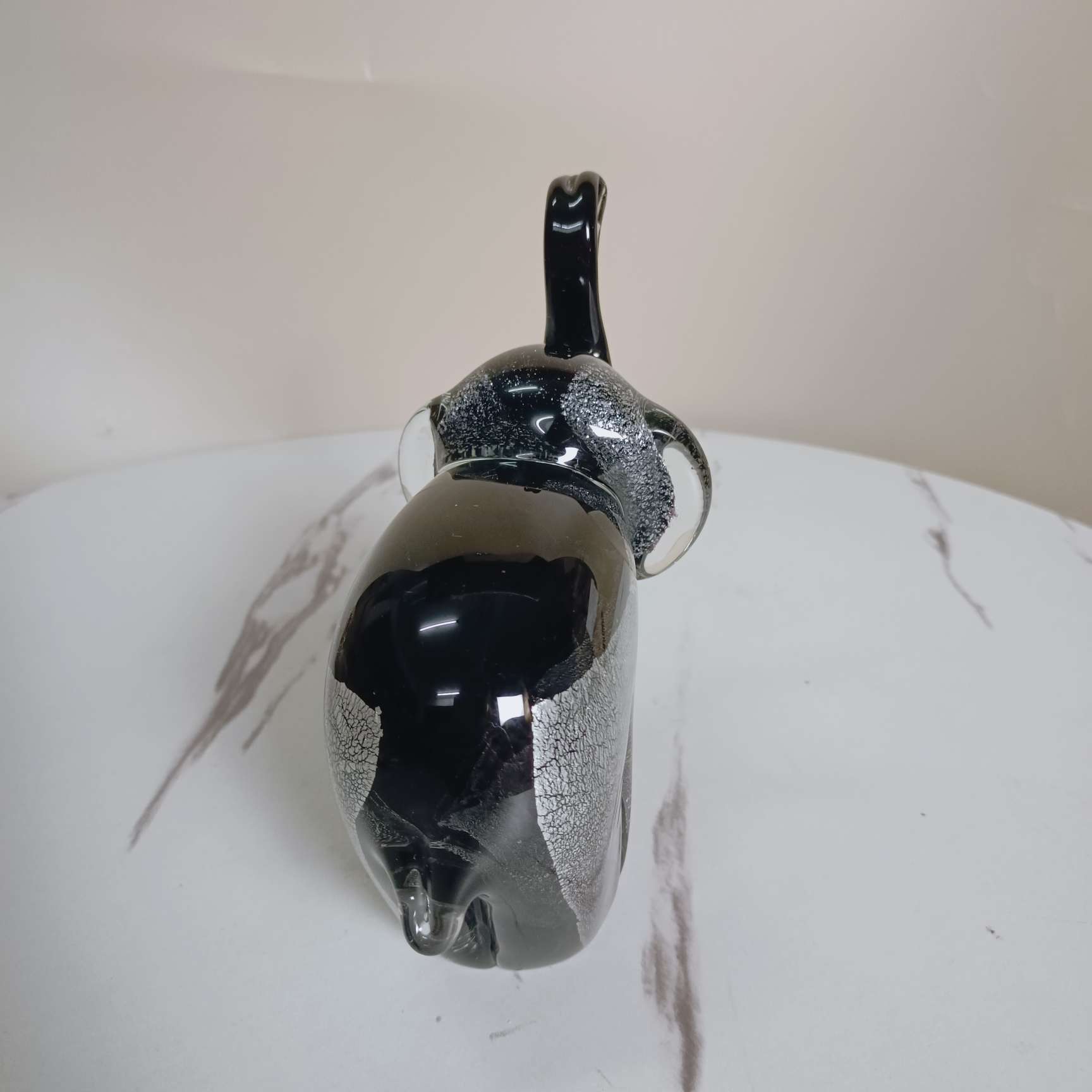 纯手工琉璃工艺品琉璃大象摆件精致礼品家居装饰品独特设计艺术收藏品时尚简约现代风详情图7