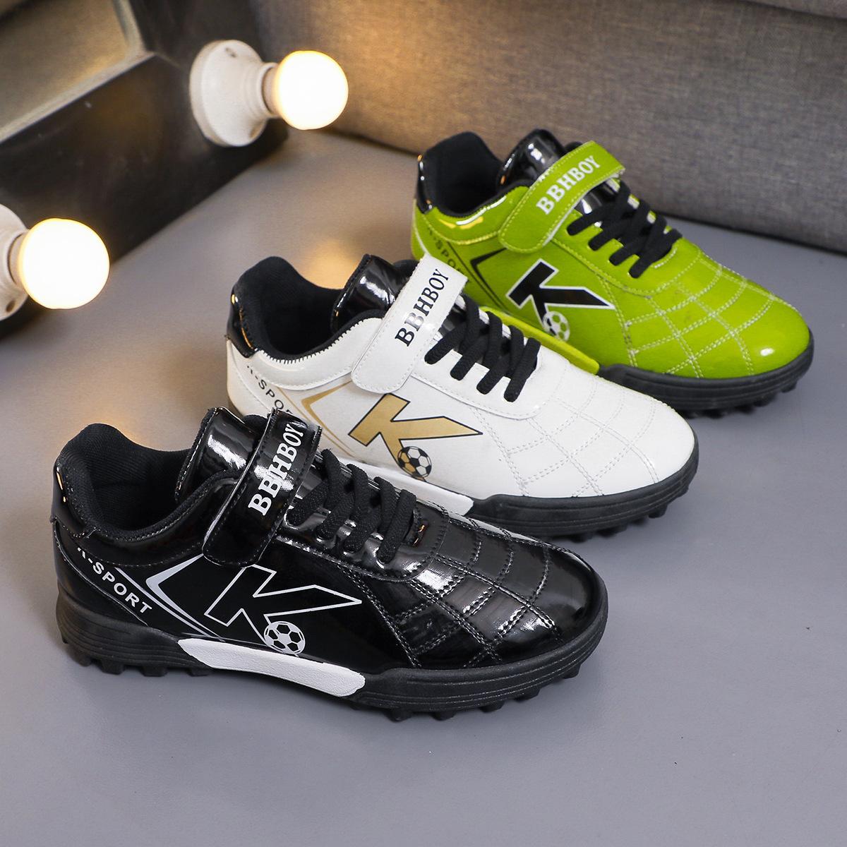 spring and summer new children's casual lightweight sports shoes student soft sole non-slip running shoes football shoes Item Picture
