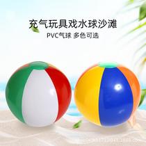 inflatable toys water ball beach ball inflatable toys factory wholesale pvc ballon six color parent-child game