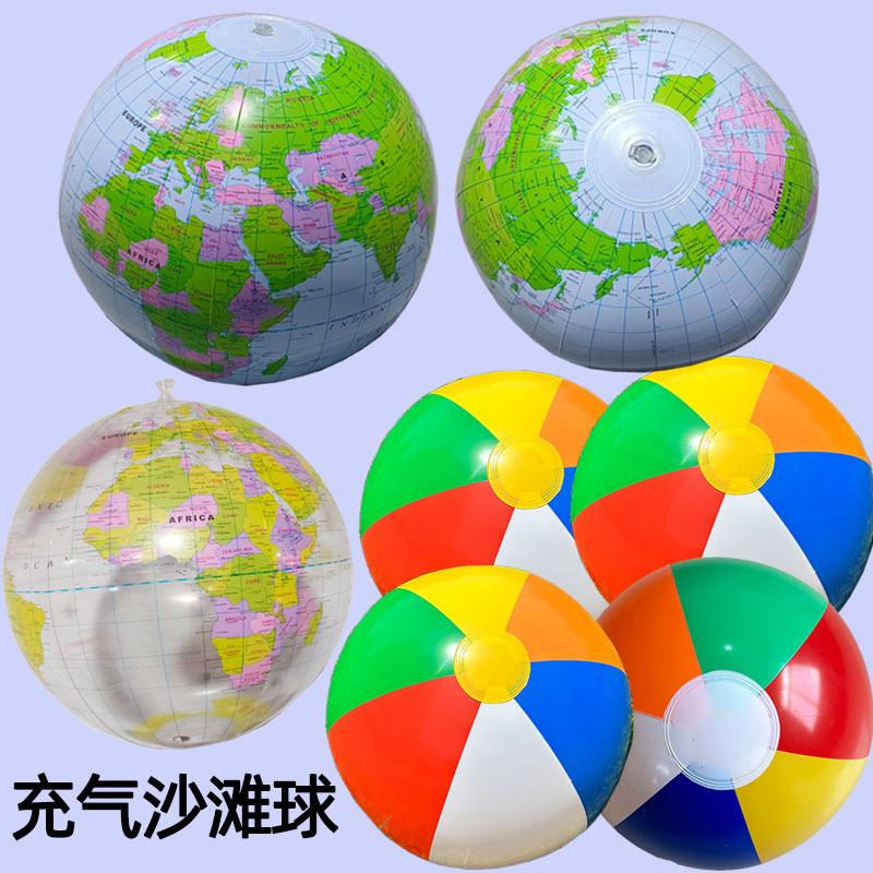 inflatable water ball pvc six-piece colorful ball 12-inch 16-inch 20-inch inflatable six-piece ball wholesale inflatable beach ball