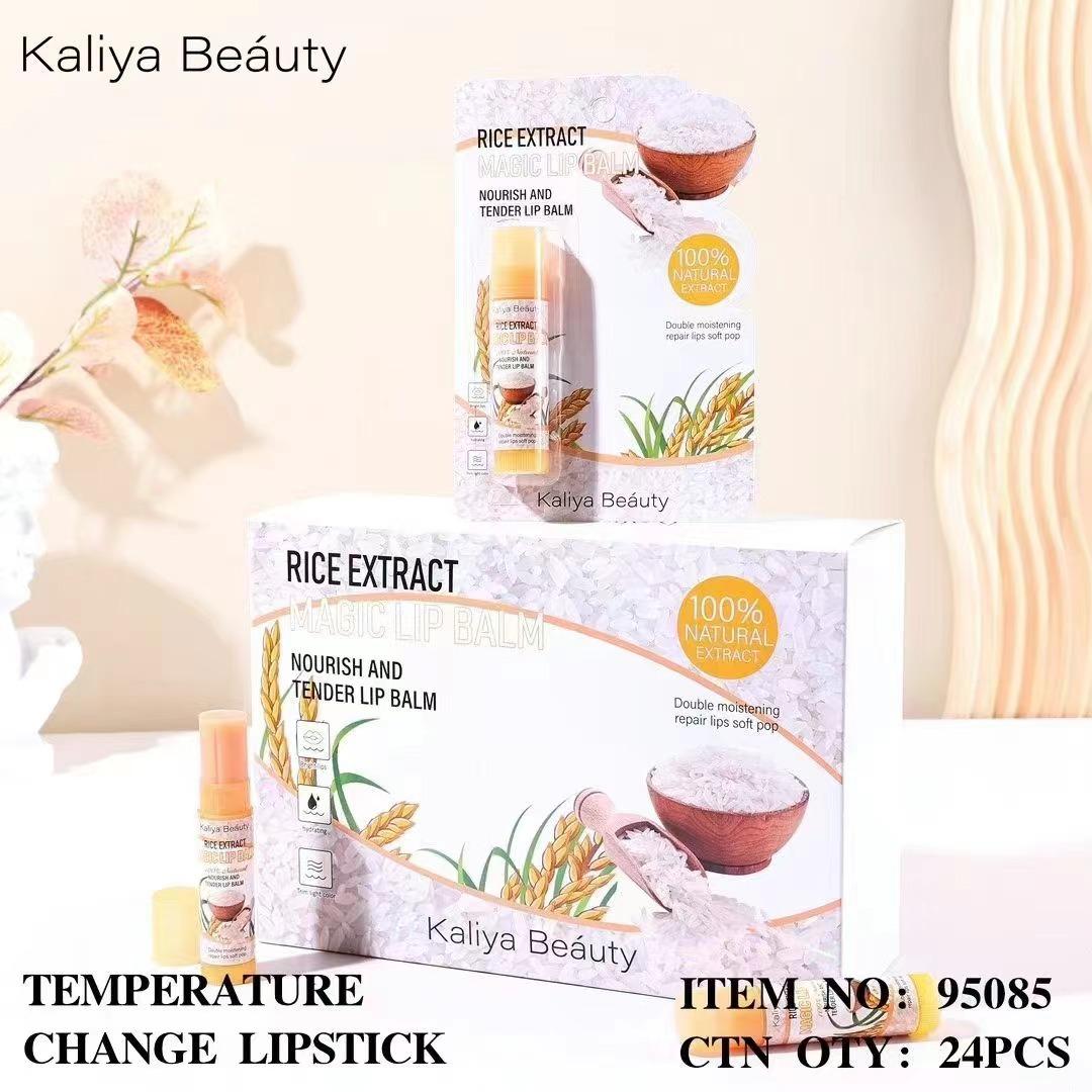 cross-border kaliya beauty light temperature change lipstick nourishing, hydrating and moisturizing fade lip lines moisturizing lip balm Application Scenario