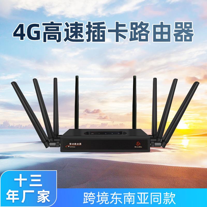 dual-band 4g5g wireless portable wi-fi router external card industrial black outdoor banana card router