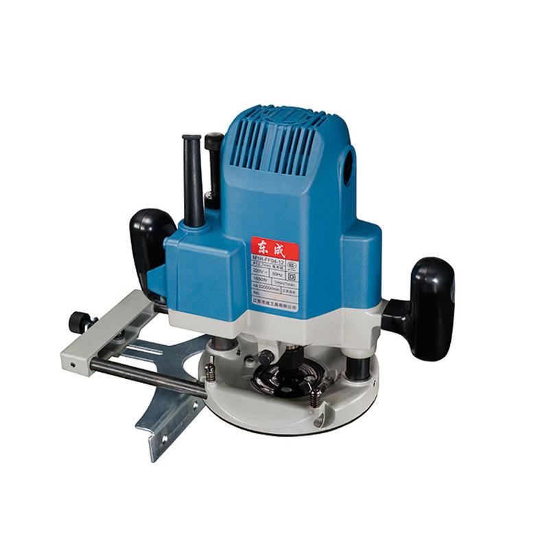 dongcheng electric router engraving machine large gong machine multi-functional flip-down tenon hole woodworking trimming electric tool Item Picture