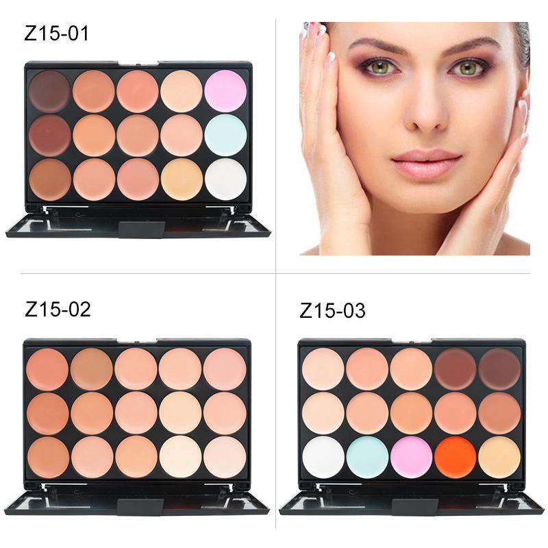 15 colors concealer foundation cream shading cream amazon aliexpress cross-border in stock wholesale full figure