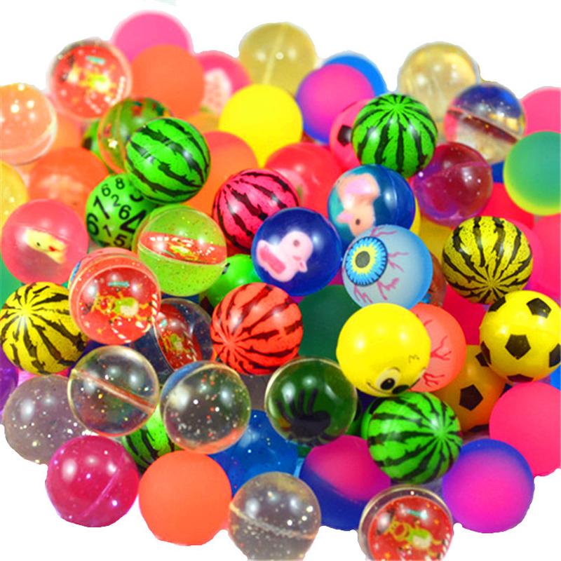 no. 27 mixed rubber bouncy ball colorful fun park haidilao floating toys 25mm children bouncing ball wholesale Item Picture