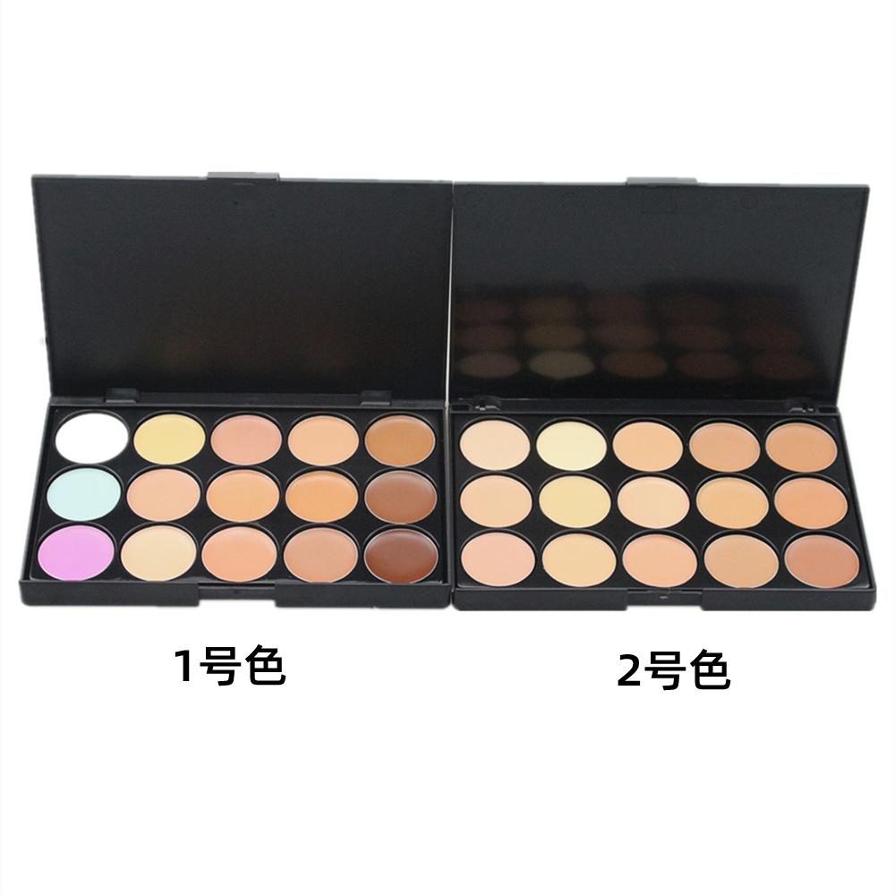 internet celebrities recommend 270 concealer brush makeup tools 15-color concealer combination beauty tools in stock details Picture