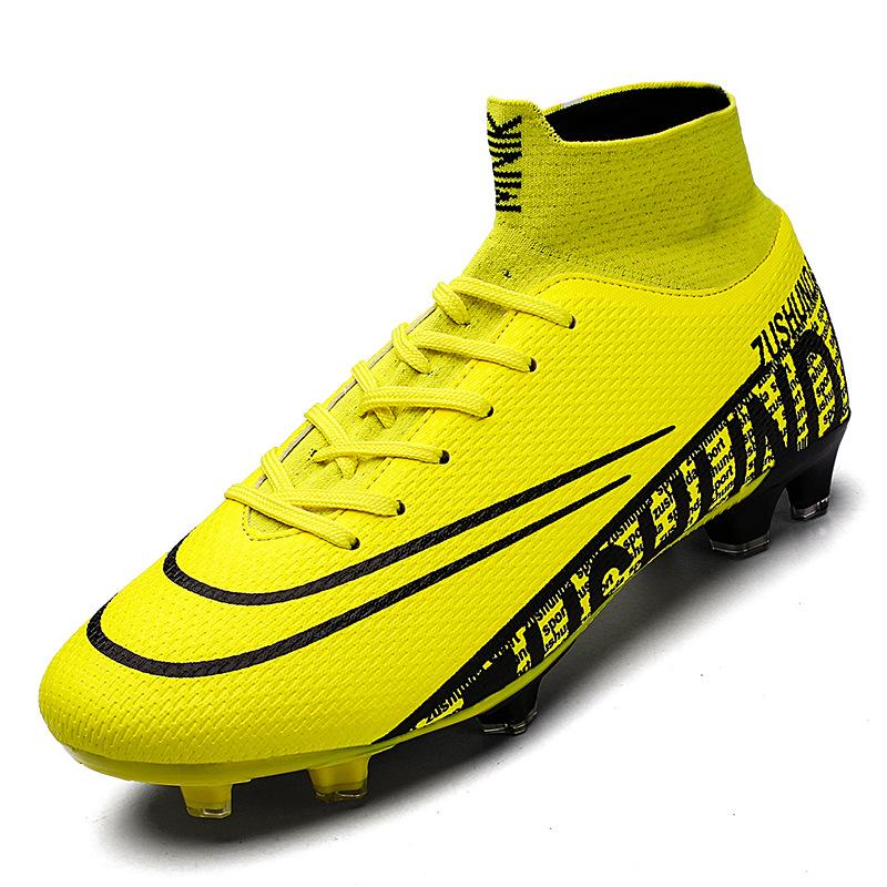 putian factory wholesale cross-border professional competition indoor and outdoor training football shoes boys and girls students adults full figure